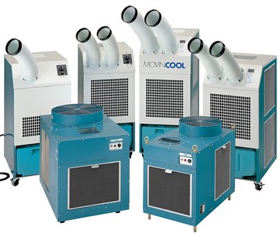 Example uses of portable air conditioners